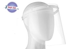 4.5€ Προστατευτική ασπίδα προσώπου–Face shield με ευρεία προστασία 180° (σετ 3 τεμάχιων) με παραλαβή από Magic Hole στην Αθήνα ή 7.5€ για πανελλαδική αποστολή στο χώρο σας. Κατασκευασμένο από PET (Polyethylene terephthalate), που δεν εμποδίζει τη διέλευση του φωτός και προστατεύει όλο το πρόσωπο.